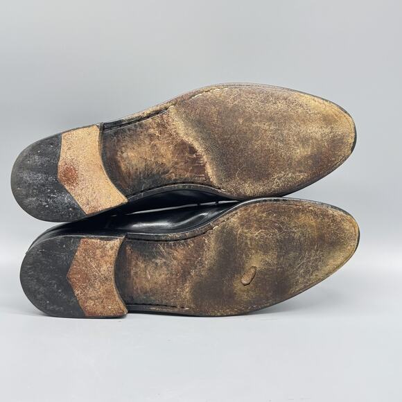 Classic Black Men's Dress Shoes - Picture 9 of 13